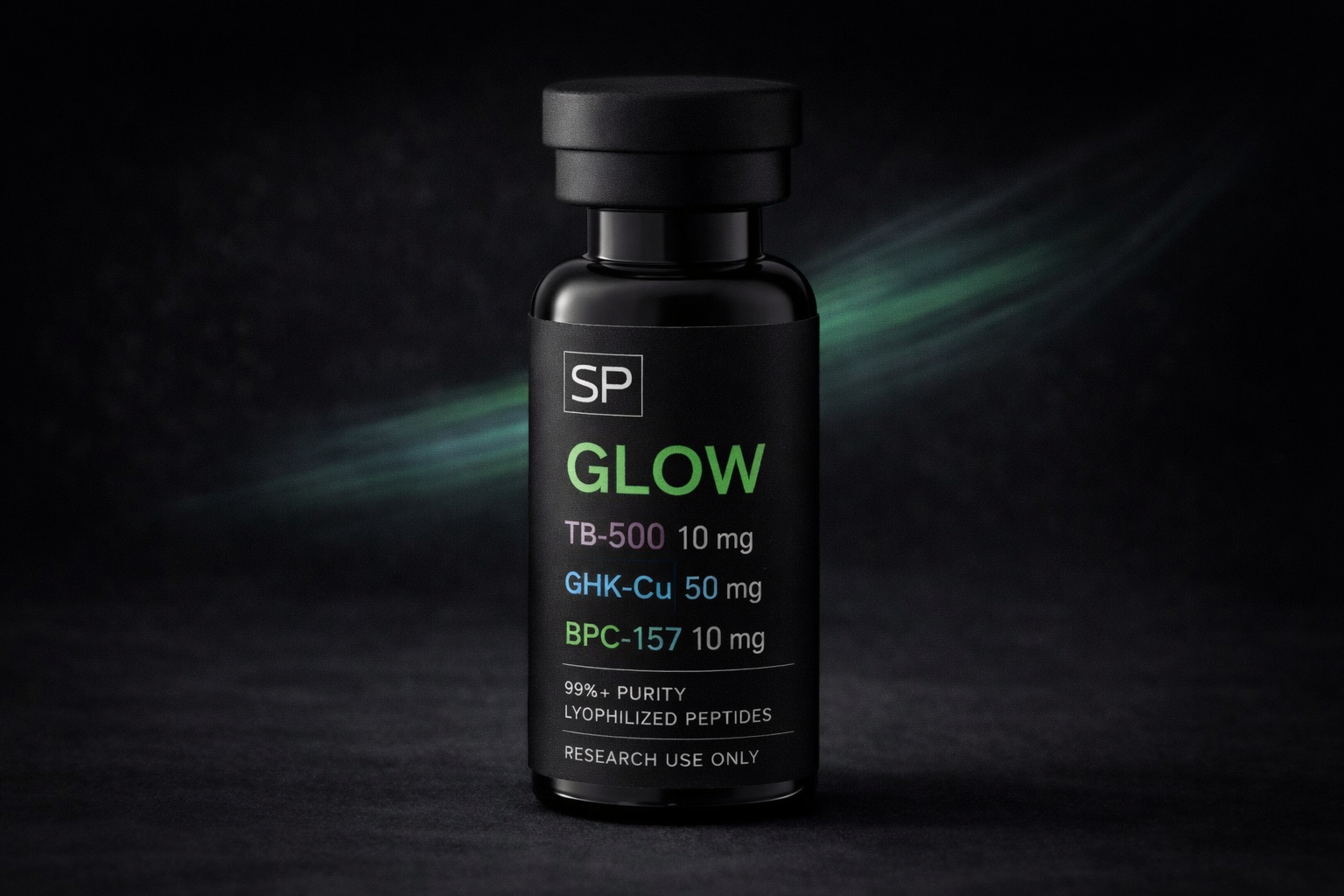 GLOW (BPC 157 10mg+GHK-CU 50mg+TB500 10mg)